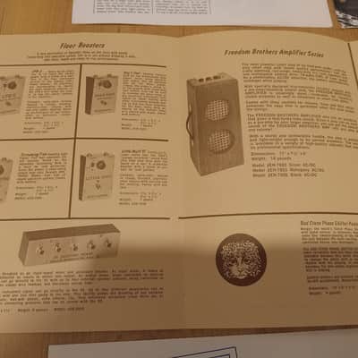Vintage 1972 Electro-Harmonix Blackfinger Catalog, Dealer Letters, Price List, and Flyers! Rare, Original Case Candy, Paperwork! image 4