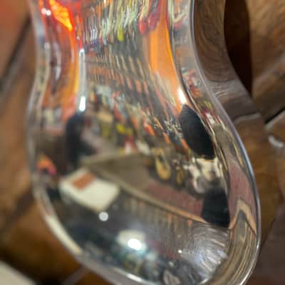 2018 National NRP Steel 12 Fret Single Cone Resonator with National Slimline Pickup image 11