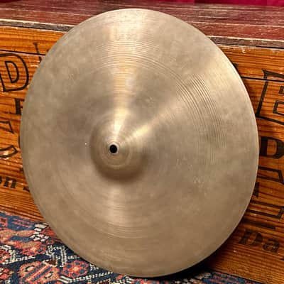 14" Zildjian A 1940s-50s Trans Stamp Crash / Hi-Hat Single Cymbal 594g image 2