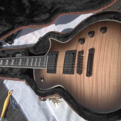 ESP LTD EC-1000T Black Natural Burst 2021 made in Korea with hard case image 13