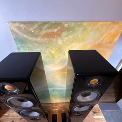 monitor audio radius 270 Black Piano Glossy Speakers Made In U.K Audiophile image 22