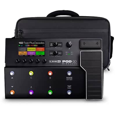 Line 6 POD Go Wireless Guitar Multi-Effects Processor With Shoulder Bag - BLACK image 1