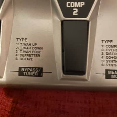 Boss ME-20B Bass Multi-Effect Unit 2007 - 2017 - Silver / Red image 4