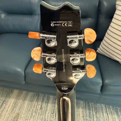 2017 ESP LTD TL-6 with Rosewood Fretboard in Black w/ Gig Bag (Very Good) image 4