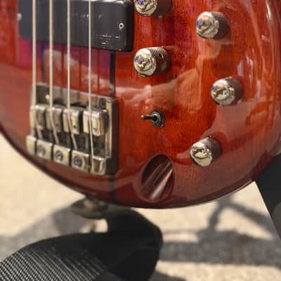Ibanez SR700-AM Standard Soundgear Bass 2008 - 2015 - Amber image 3
