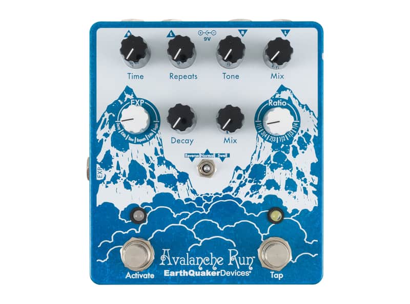 EarthQuaker Devices Avalanche Run V2 Delay + Reverb Pedal [USED] image 1
