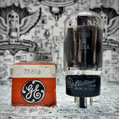 General Electric 7581A 1960 - Grey Plates - Tested image 1