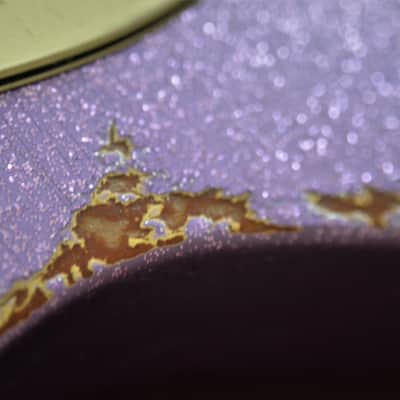 Fender Telecaster American Performer Relic 2019 Lavander Purple Sparkle Duncan Tele Stack image 5