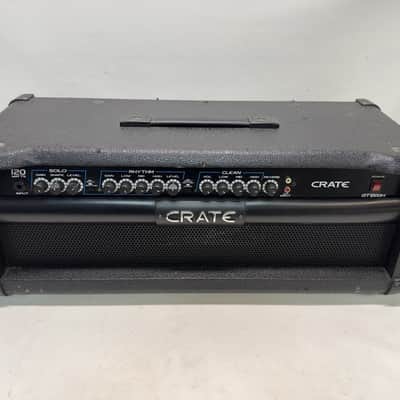 Crate GT1200H 3-Channel 120-Watt Solid State Guitar Amp Head 2000s - Black image 1