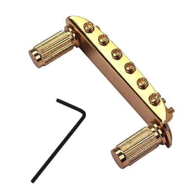 Gold Adjustable Jazzmaster Style Guitar Vintage Bridge image 6