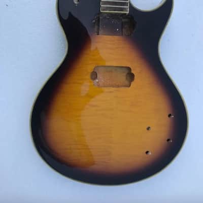 Tobacco Burst Les Paul Style Guitar Maple Neck, with Body, Rosewood Fingerboard image 1