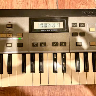 Casio CZ-101 Digital Cosmos Synthesizer Synth w Manuals, Book, Original Power Supply image 3