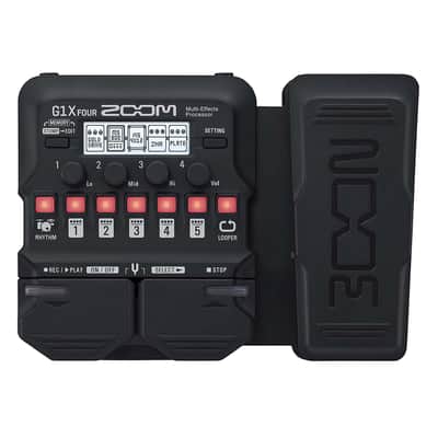Zoom G1X Four Guitar Effects Processor with Built-In Expression Pedal image 1