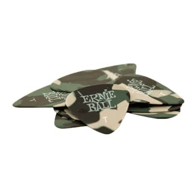 Ernie Ball P09221 Camouflage Thin Guitar Picks (Bag of 12)