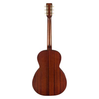 Gretsch Jim Dandy Deltoluxe Concert 6-String Right-Handed Acoustic Guitar with C-Shape Neck and Select Lightweight Laminate Tonewoods X-Braced Body (Black Top) image 2