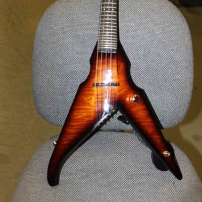 Mark Wood WV-CB5F-B 5 String Fretted Electric Violin, Viper (USED) Sunburst image 2