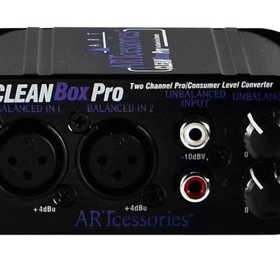ART CLEANBox Pro Stereo Level Converter Clean-Box Balanced Unbalanced Conversion image 5