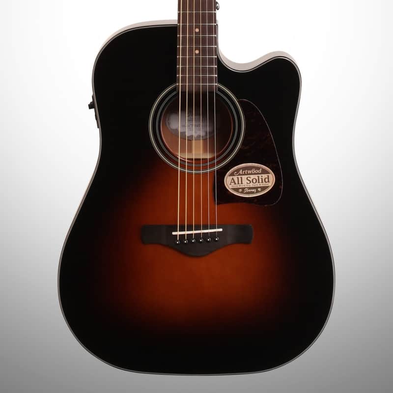 Ibanez AW4000CEBS Artwood Series Acoustic-Electric Guitar Sunburst image 1