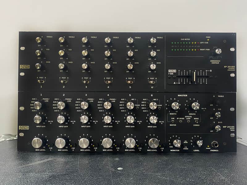 Rane MP2016S Mixer + XP2016S Expander + SKB 1SKB-R102W Rack | Reverb