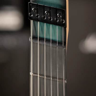 Legator Ghost G6FSS-DS Super Shred 6-String Multi-Scale Electric Guitar - Dark Sapphire with Gig Bag image 5