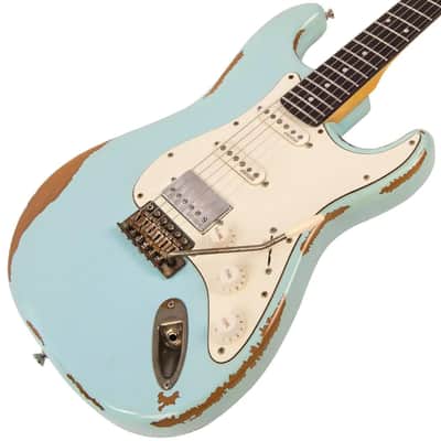Vintage V6HMRLB Icon Ultra-Gloss Distressed Laguna Blue image 1
