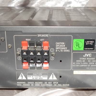 JVC RX-305 stereo receiver with phono input image 4
