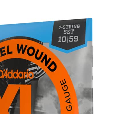 D'Addario EXL110-7 Nickel Wound Light 7-String Electric Guitar Strings 10-59 image 4