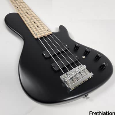 Sadowsky MetroLine Modern 5-String Single Cut Bass SML24SC5 24-Fret Black Satin 8.32lbs 2401-22 image 5