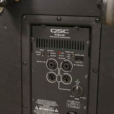 QSC KSub 1000W Dual 12" Powered Subwoofer CG011K1 image 9