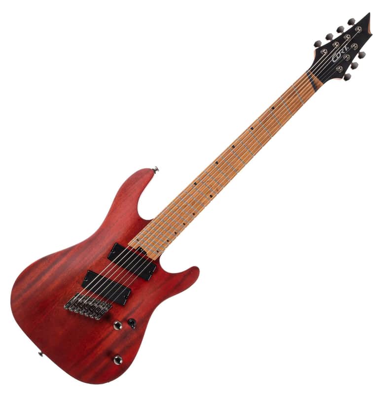 Cort KX307MS 7 String Electric Guitar - Open Pore Mahogany image 1