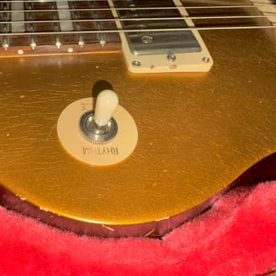 Gibson Les Paul Studio '50s Tribute Gold Top Dark Back - RELIC image 15