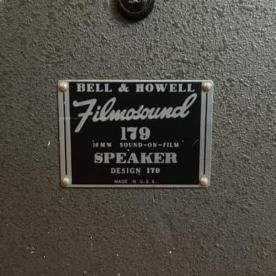 Vintage Bell & Howell Filmosound 1x12” Cab - 25W @ 16 Ohm AlNiCo Jensen Speaker - 1940’s/1950’s Made In USA image 3