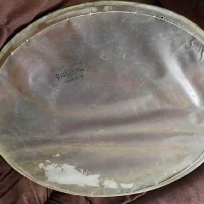Slingerland Radio King 16 " inch SNARE SIDE calfskin RADIO KING calf skin head 1920s 1930s 1940s 1950s 1960s - calfskin calf skin head image 1