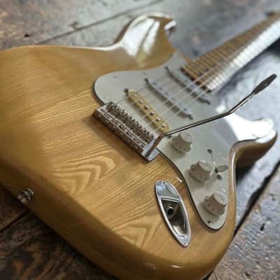 Greco Vintage Super Sounds Stratocaster FujiGen Built 1975 Natural Ash image 1