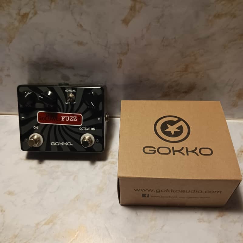 ~Gokko Octave Fuzz Pedal - Black With Box~ image 1