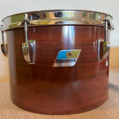Ludwig Concert Toms 8/10/12 Mahogany Cortex image 13