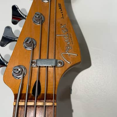 Fender Deluxe Active Jazz Bass V 2000 - Black image 3