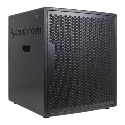 CARPO-18SPW | 2000W 18" Powered DJ/PA Pro Audio Subwoofer with 2 Speaker Outputs, 4" Voice Coil, Black image 1
