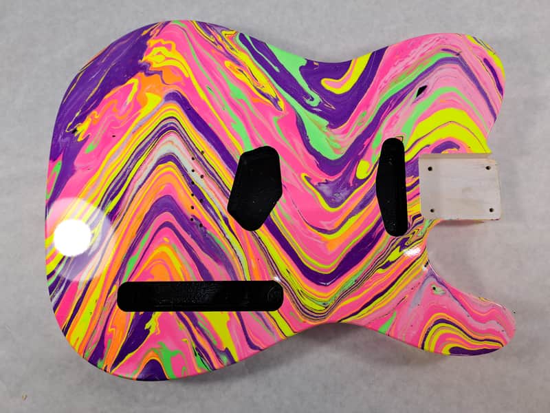 Player grade Finished Multicolor Basswood SxS body - Tele -for Fender Telecaster neck - Hardtail J2117 image 1