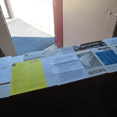 1973 MELLOTRON 400-SM MUSEUM QUALITY {serial#796} 1 OWNER FULLY SEVICED COMPLETE 1971-1994 PROVENANCE FOLDER AMAZING! image 23