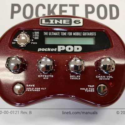 Line 6 Pocket POD Multi-Effect and Amp Modeler- Red image 2