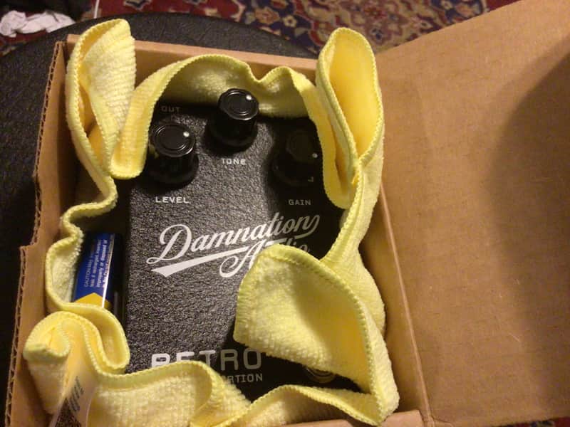 Damnation Audio Retro bass distortion 2024  - Black image 1