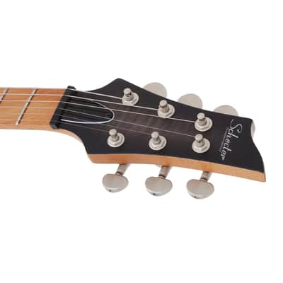 Schecter - C-1 Standard Plus - Transparent Black Burst Satin Finish image 10