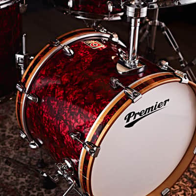 Premier Artist Heritage Series 18" Four-Piece Shell Pack Birch Burgundy Pearl PAH18-4SPBUW image 9