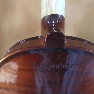 4/4 Rothenberg 1732 Stradavarious Replica Violin w/ Maple Flame Back and Sides + Bow and Case. Sale Benefits Music Ed Nonprofit! image 5