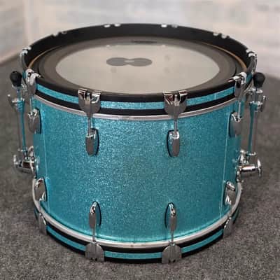 Used Gretsch Brooklyn 3pc Drum Set Turquoise Sparkle - Very Good image 8