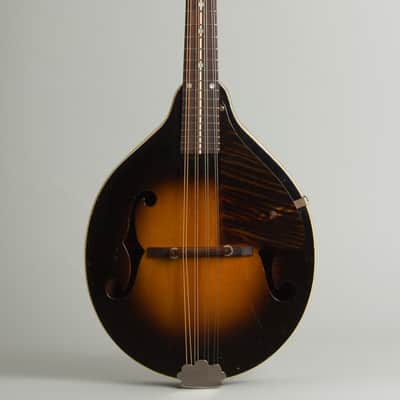 Cromwell GM-4 Arch Top Mandolin, made by Gibson (1935), ser. #45A-30, original black chipboard case. image 1