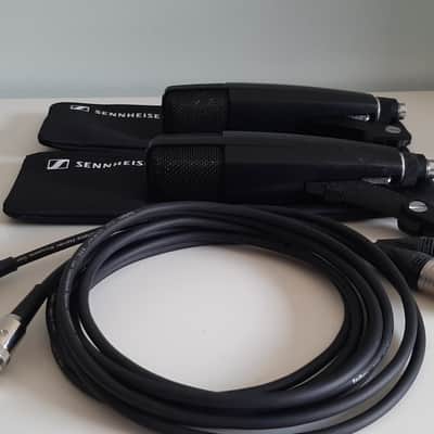 Set of 2x Sennheiser MD 421-N4 Cardioid Dynamic Microphones 1960s - 1980s - White image 2