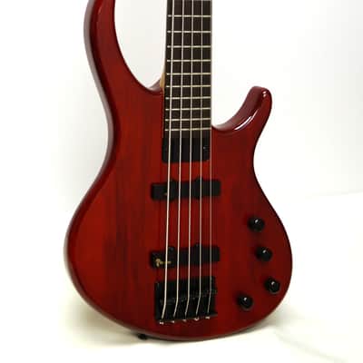 Tobias Toby Deluxe V 5-String Electric Bass Guitar - Trans Red