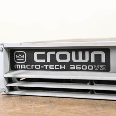 Crown Macro-Tech 3600VZ 2-Channel Power Amplifier CG01A8E image 8